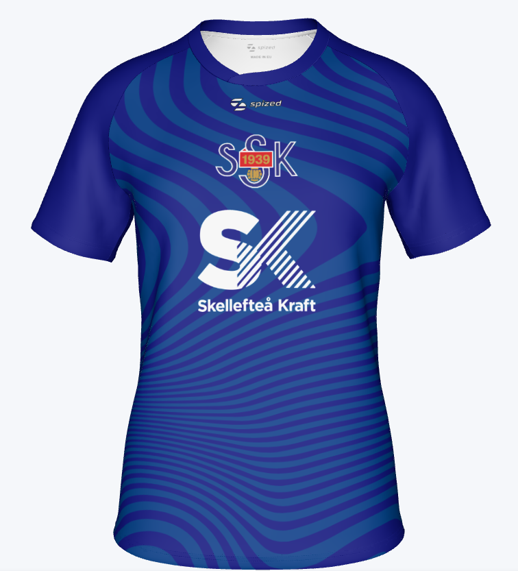 Placeholder text — home jersey variant with wave-pattern sublimation print.