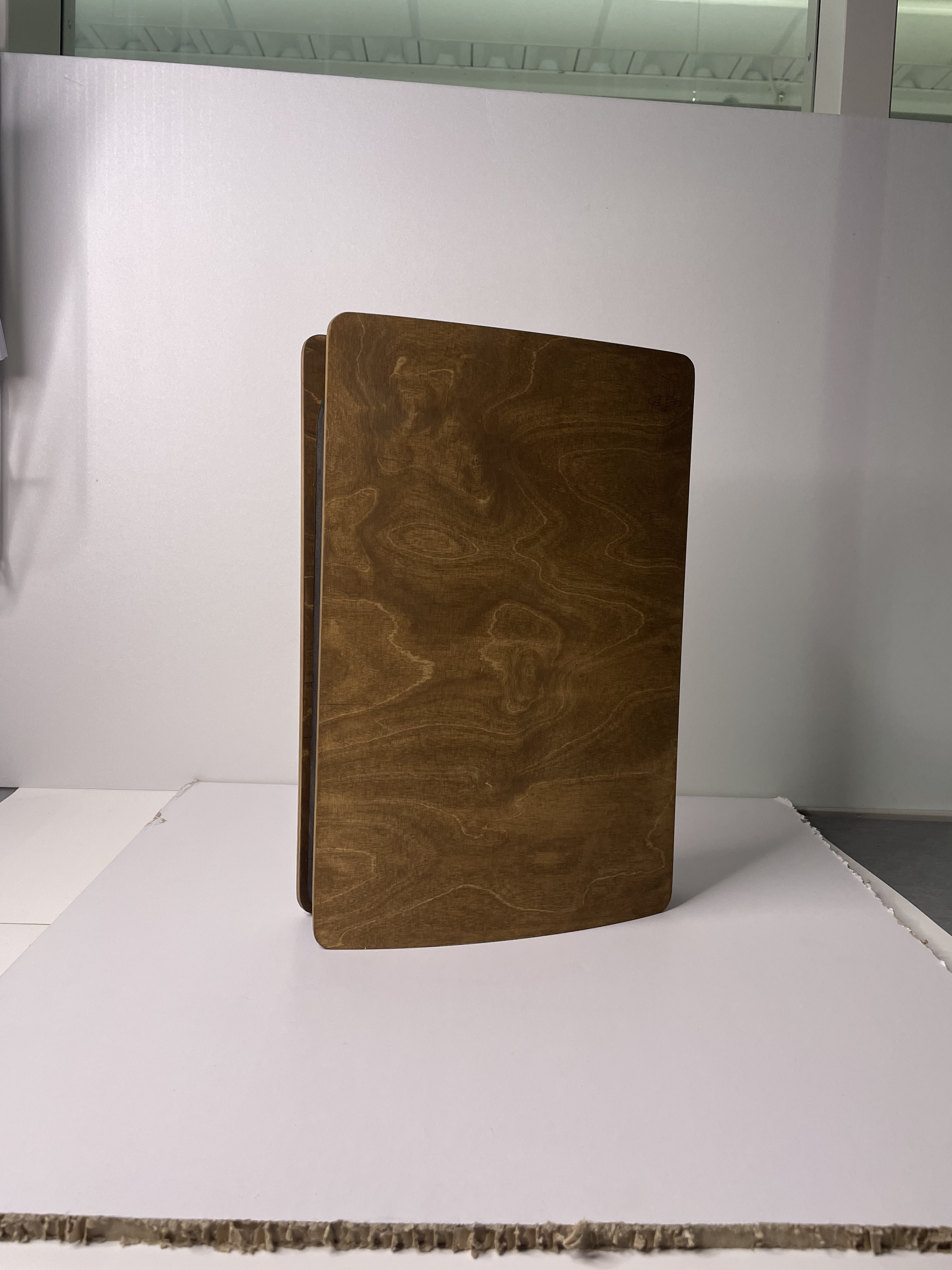 The finished prototype after being stained darker.